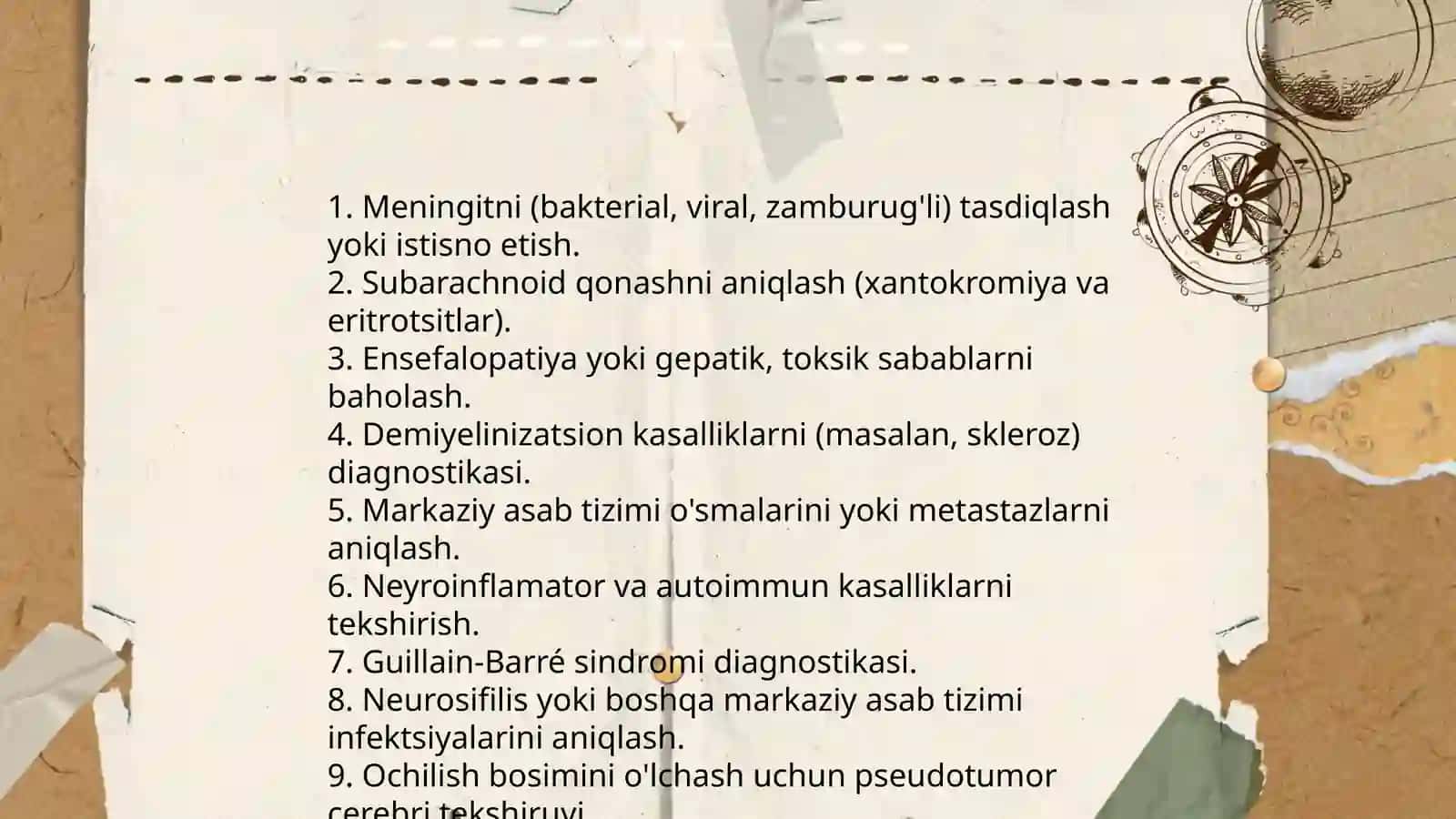 Orqa miya suyuqligi tahlili 4