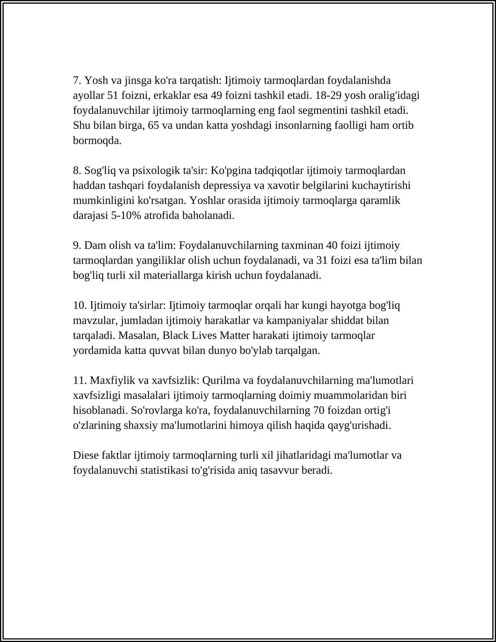 IJTIMOIY TARMOQLAR 4