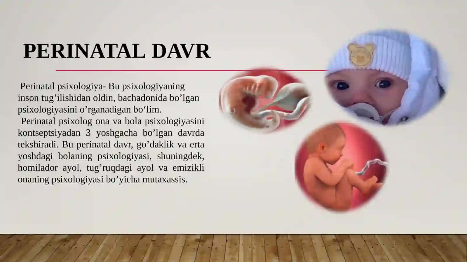 Perinatal psixologiyaning asosiy muammolari 4