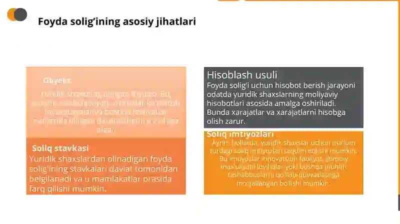 Yuridik shaxslarning foyda solig’i 4