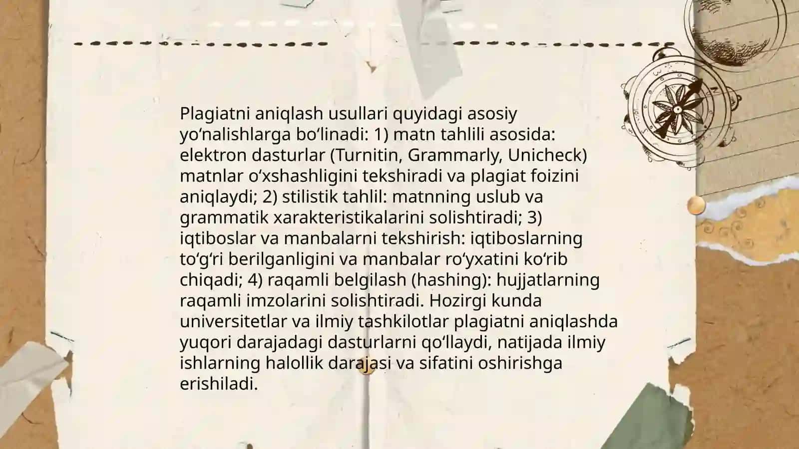 Plagiat va unga yol’ qo’ymaslik 4