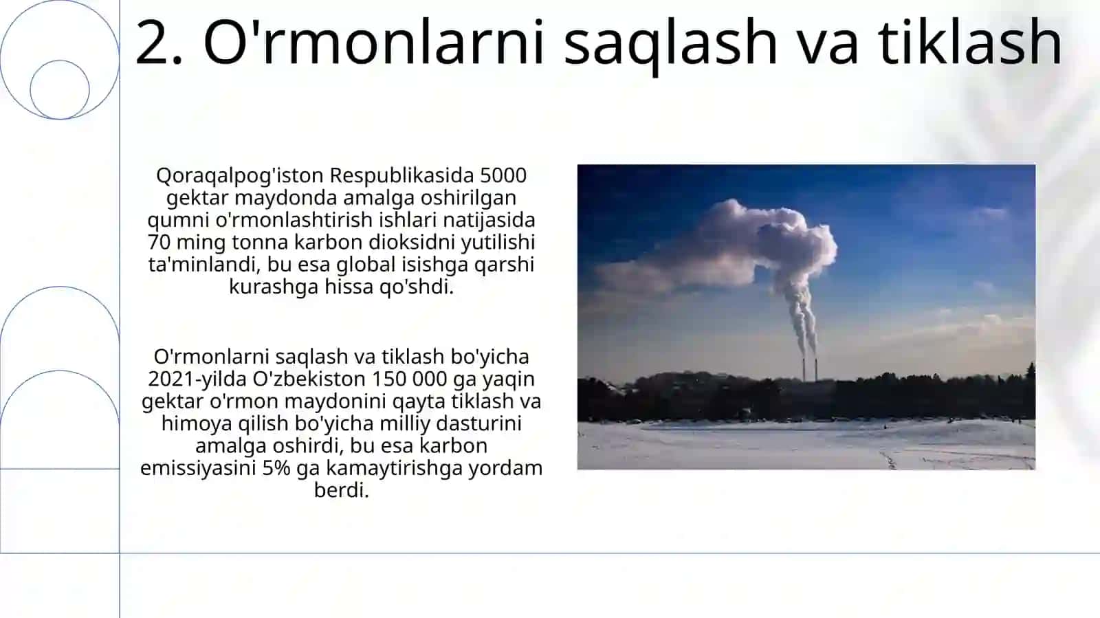 Antropogen emissiyalarining biosferaga salbiy ta'sirini kamaytirish 4