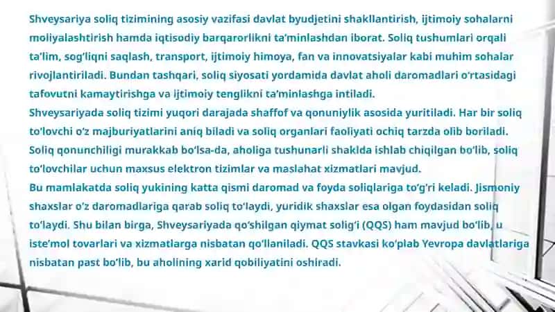 Shveysariya soliq tizimi 4