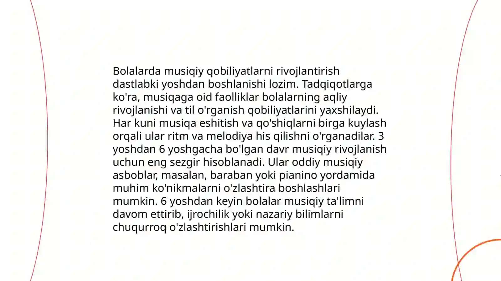 Mustaqil musiqiy faoliyat 4