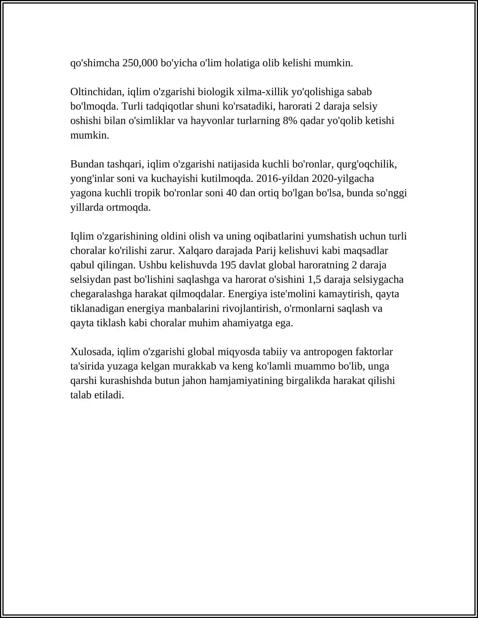 DUNYODAGI ENG DOLZARB MUAMMOLAR 4