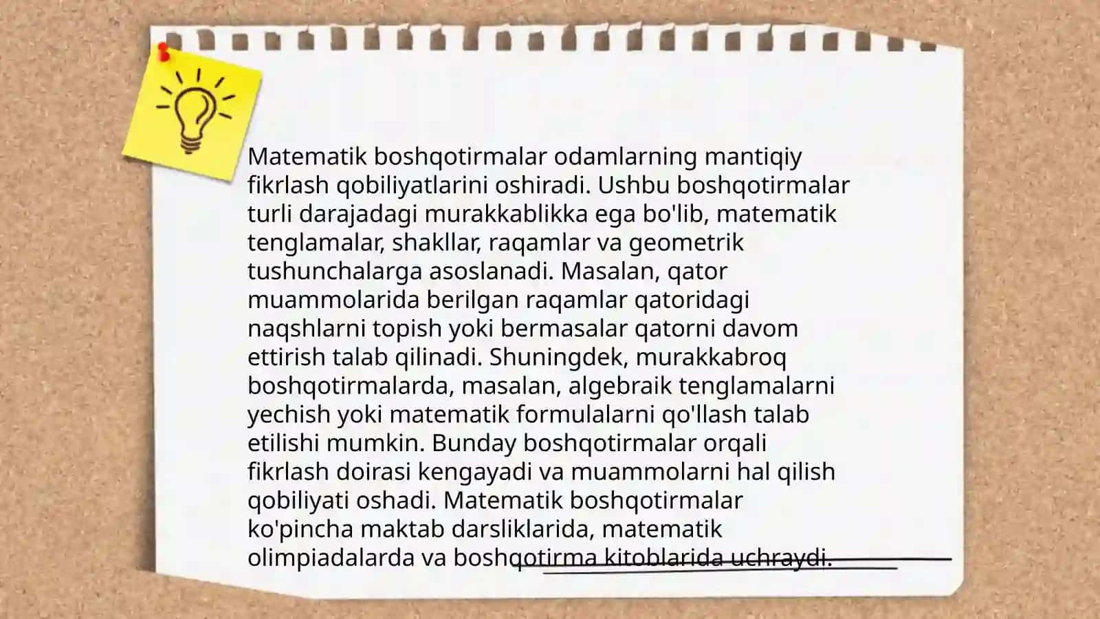 Mantiqiy masalalar 4