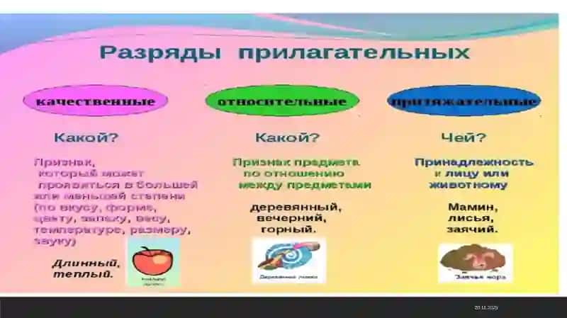 склонение имен прилагателных ppt 4