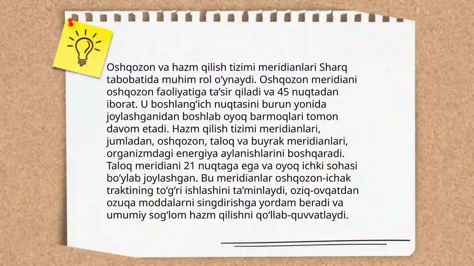 Oshqozon meridiani 4