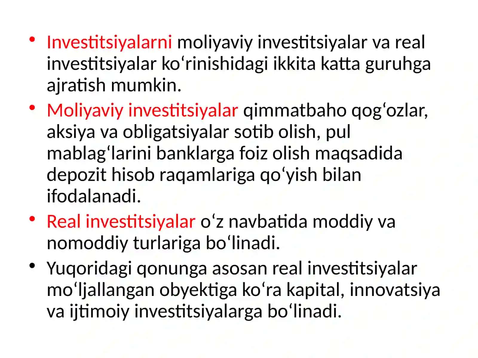 Korxonaning investitsion va innavatsion faoliyati 4