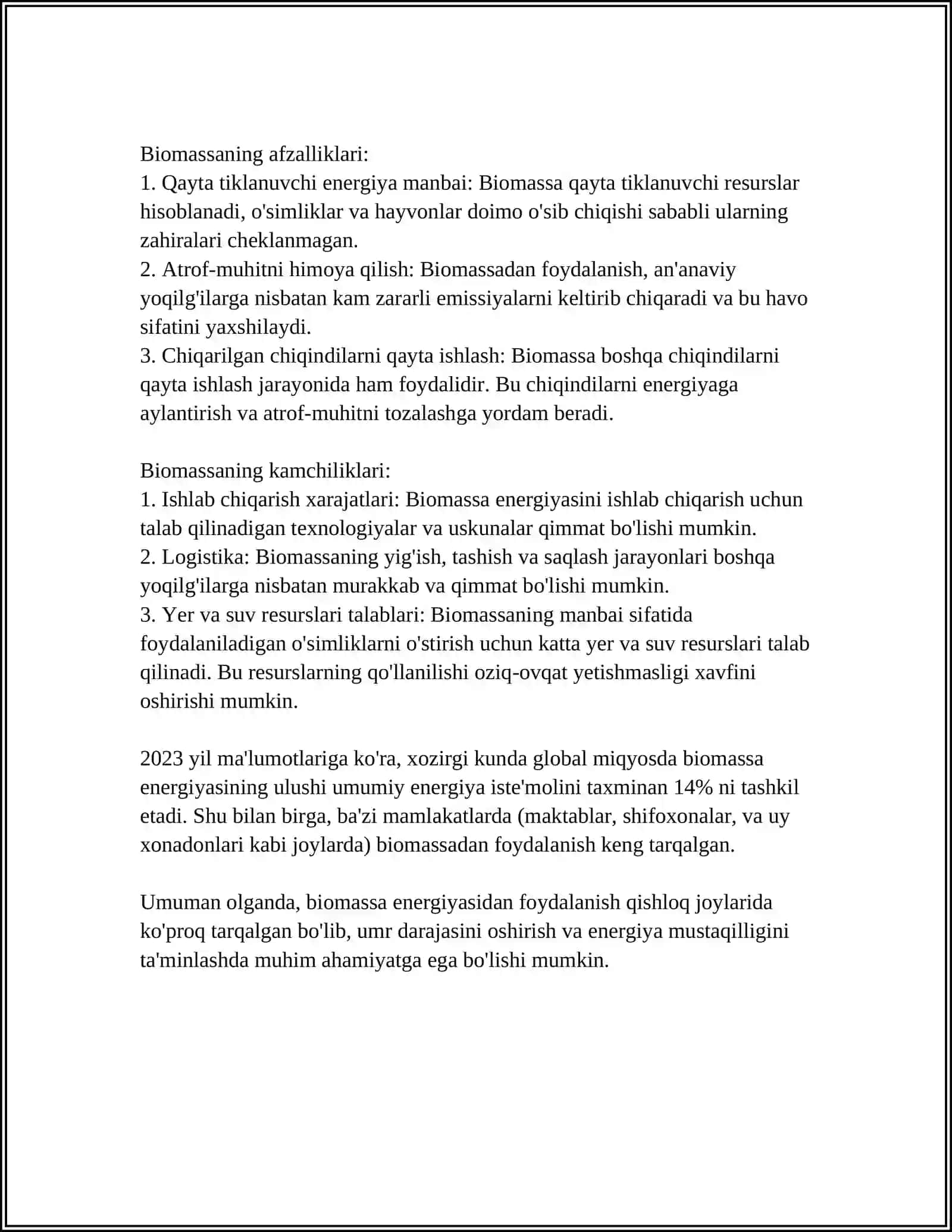 BIOMASSA VA UNING TARQALISHI 4