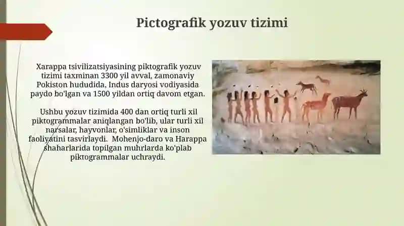 Xarappa madaniyat va piktografik belgilari 4