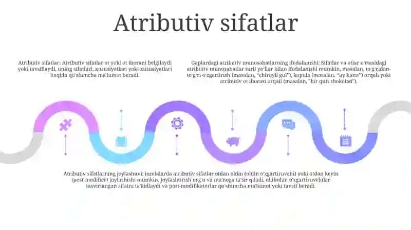 Atributiv Munosabatlar 4