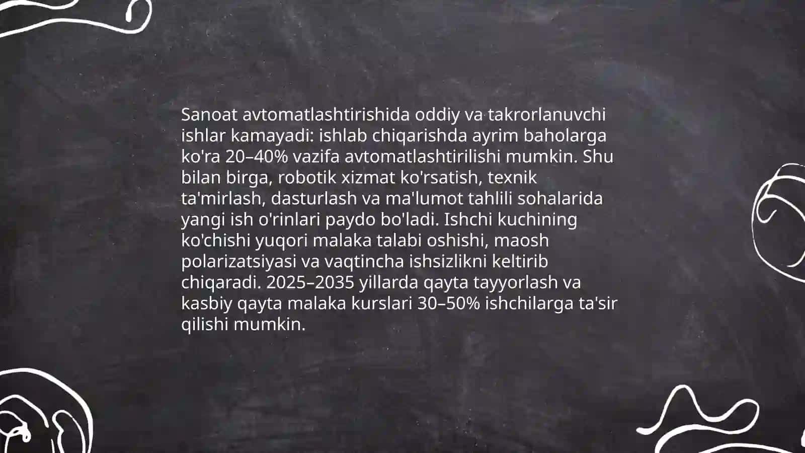 Texnologik avtomatlashtirish va bandlik 4