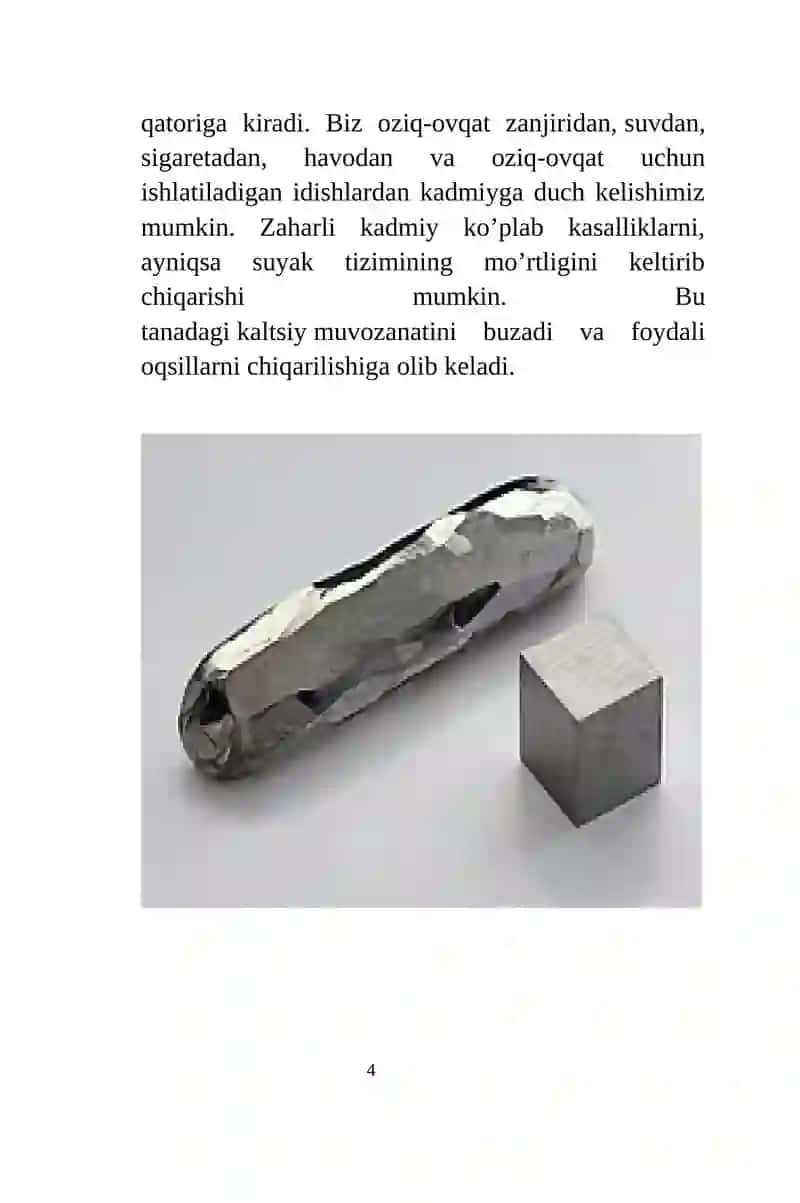 Kadmiy ishlab chiqarish 4