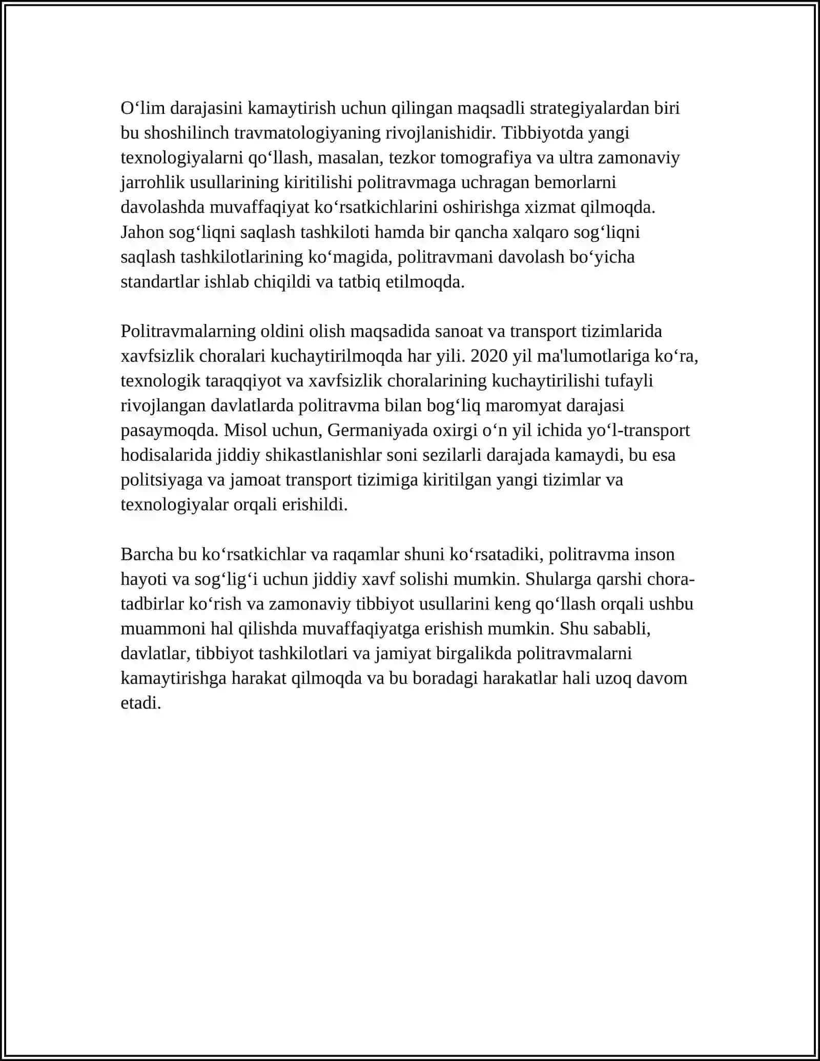 POLITRAVMADA TEKSHIRISH TAKTIKASI 4