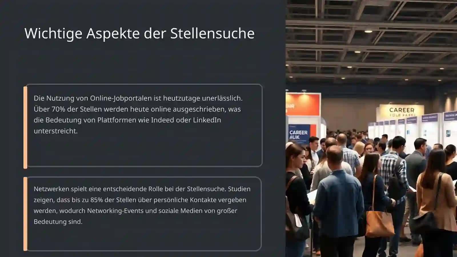Stellensuche: Bewerbungsschreiben und Beimgesprich 4