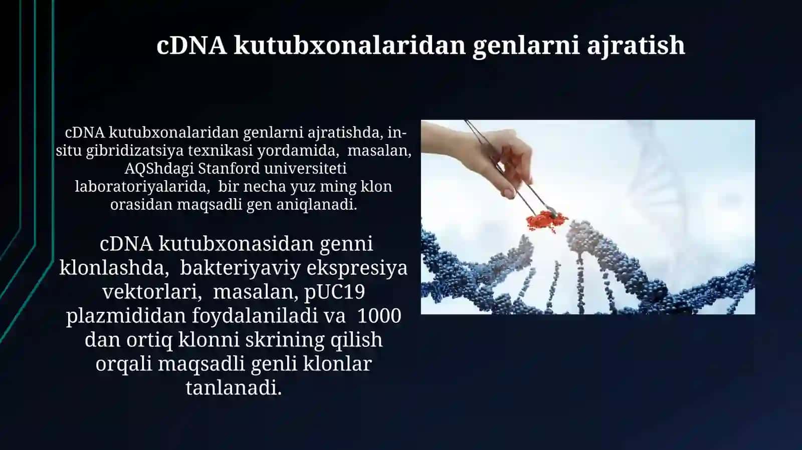 Genlarniajratib olish usullari 4