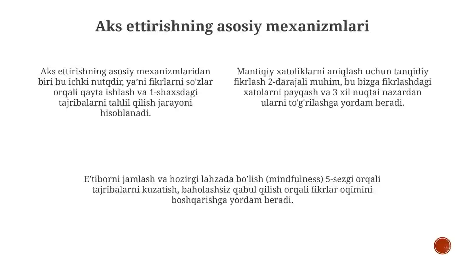 Tafakkur operatsiyalari 4