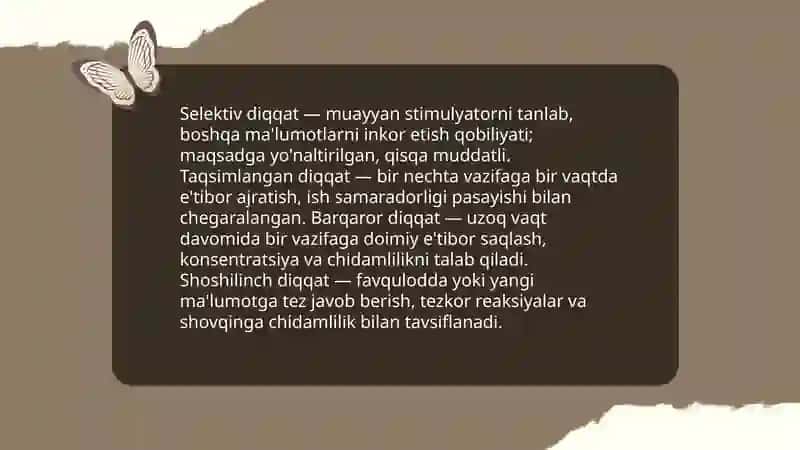 Diqqat tushunchasi va xususiyatlari 4