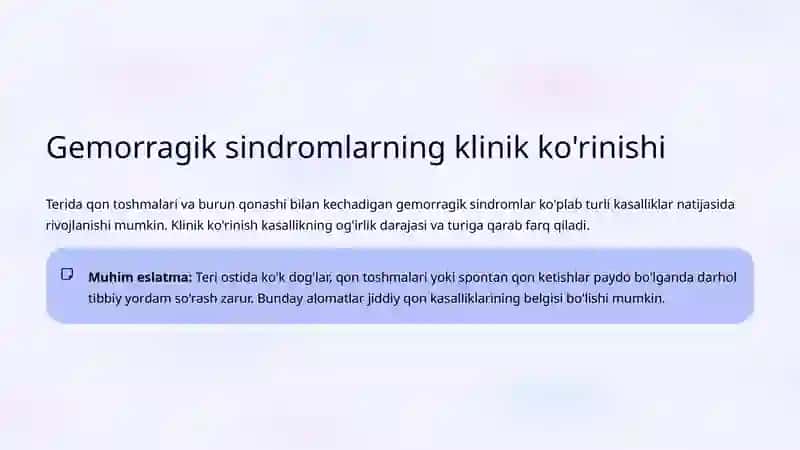 Gemorragik Sindromlar Differensial Diagnostikasi 4