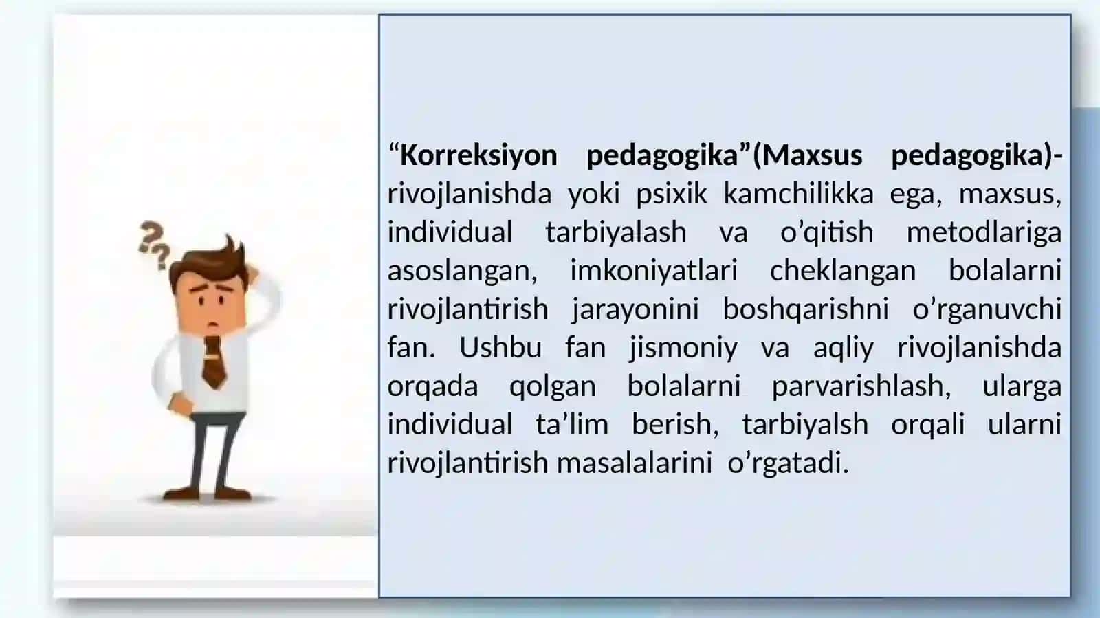 Korreksion pedagogik yordamning bosqichlari 4