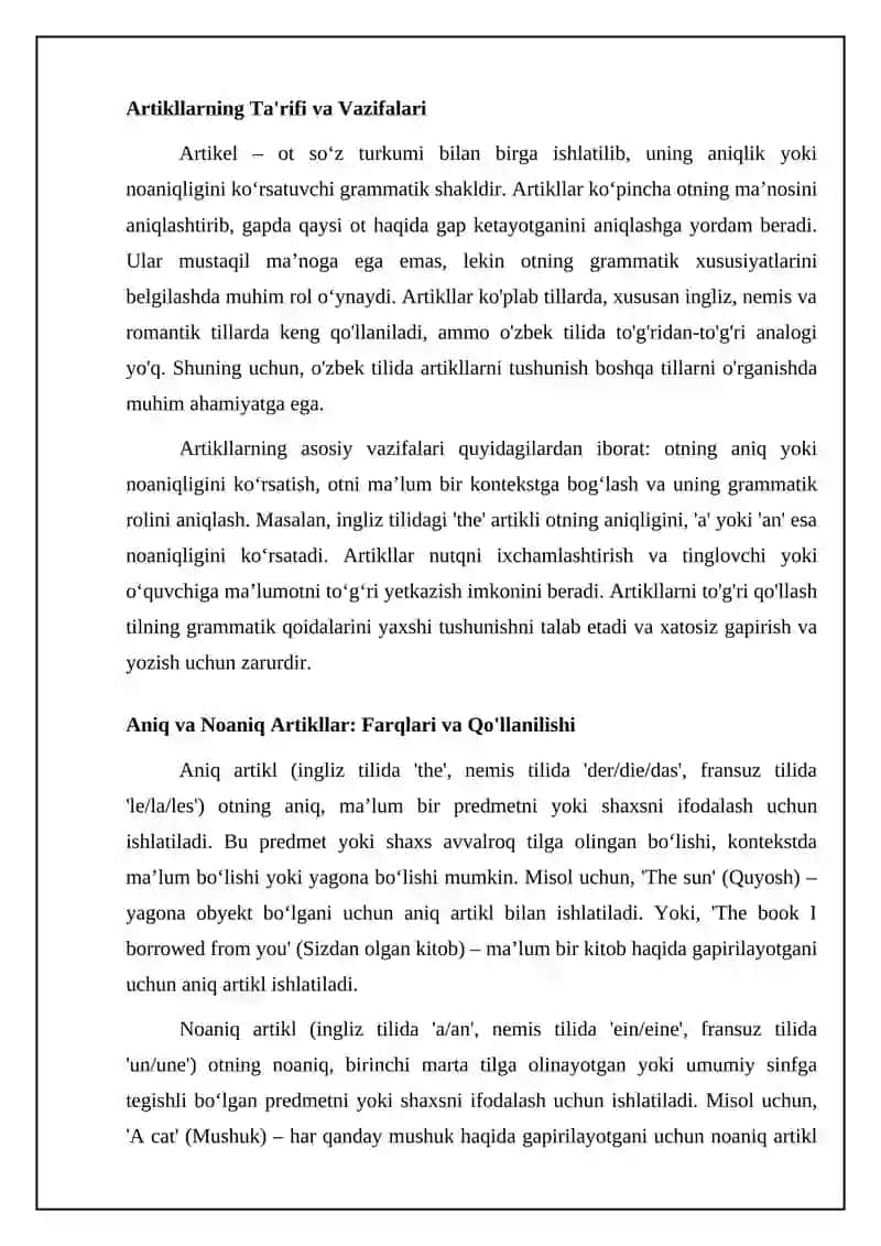 Maqola va uning turlari 4