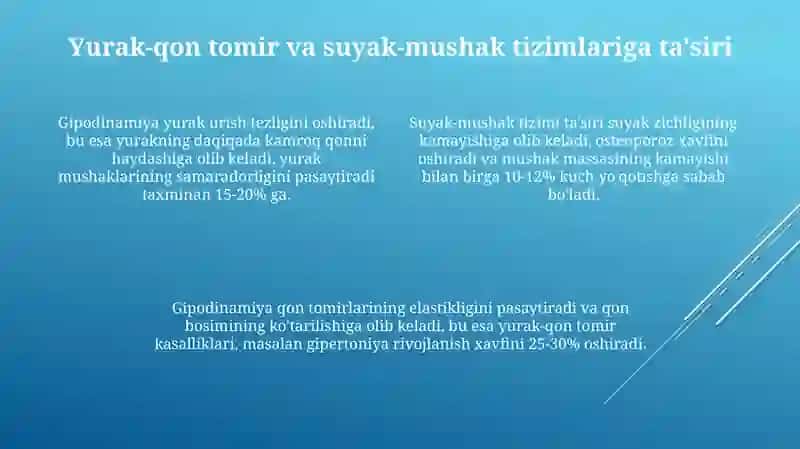 Gipodinamika va uning oqibatlari 4