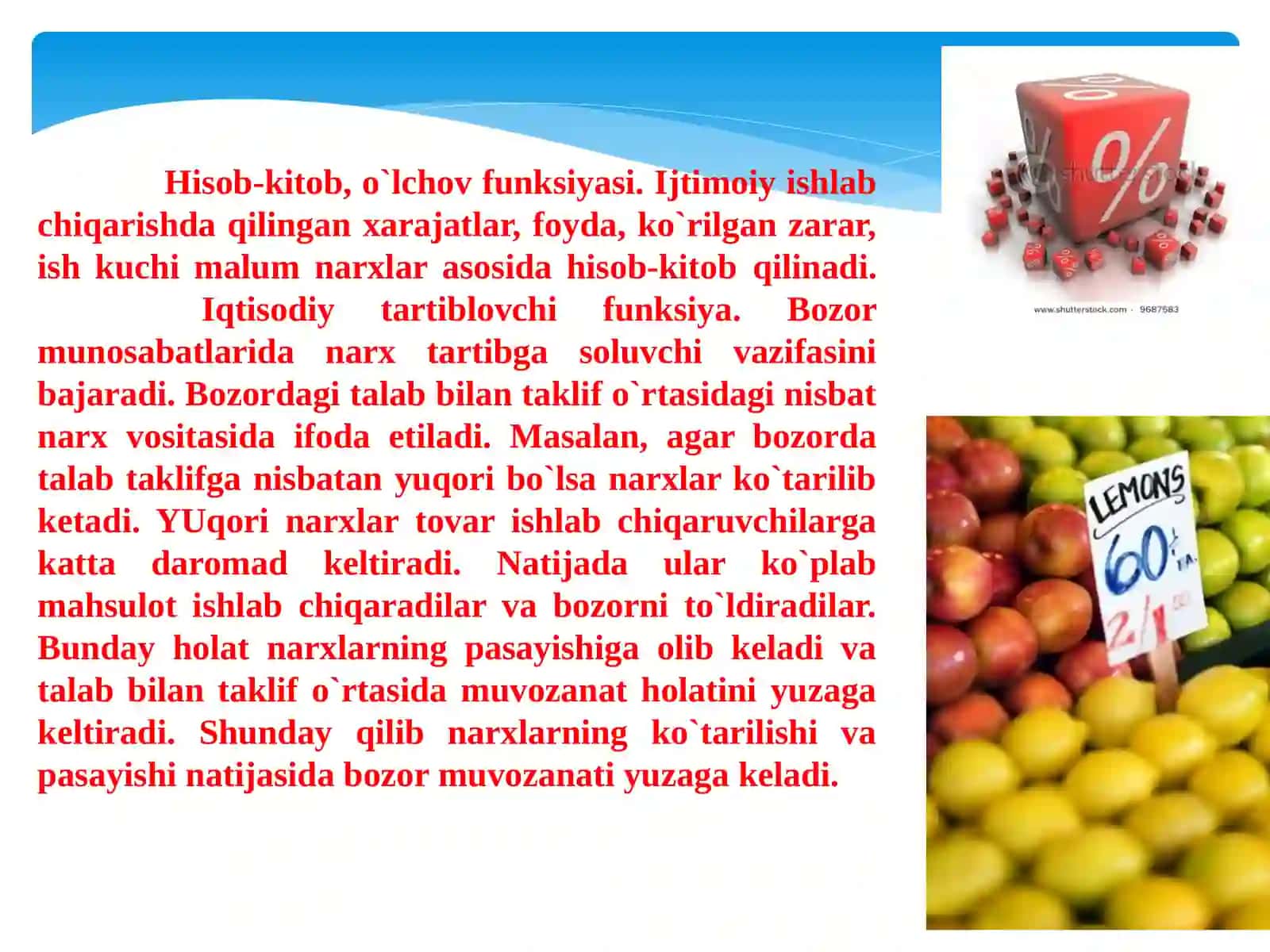 Raqobat va narxlarning shakllanishi 4