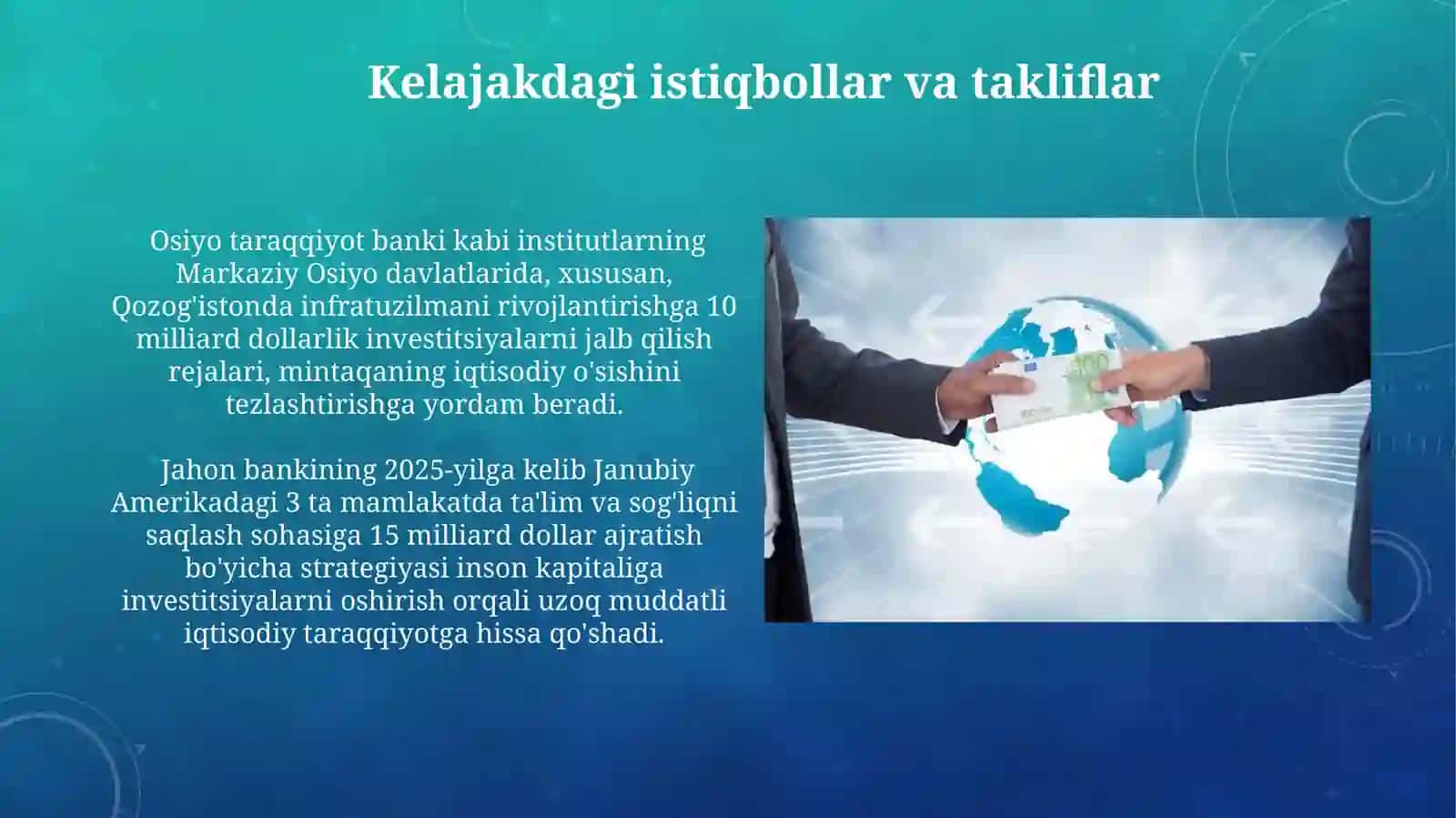 Xalqaro moliya institutlarining roli va ahamiyati 4