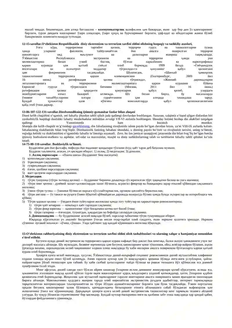 O‘zbekistonda dinga yangicha qarash va munosabatlarning shaklalanishi 4
