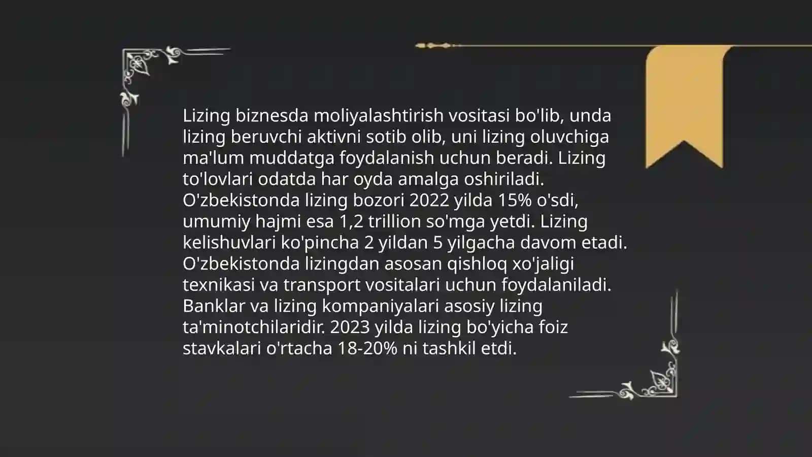 Moliyalashtirish shakllari 4