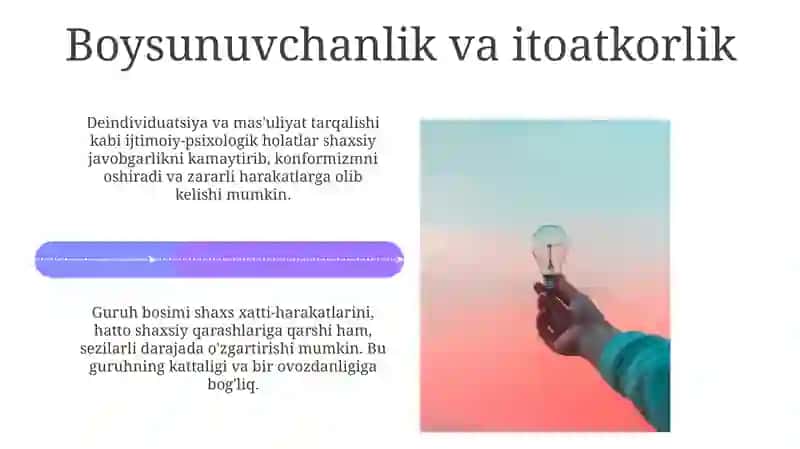 Sotsial psihologik holatlar 4