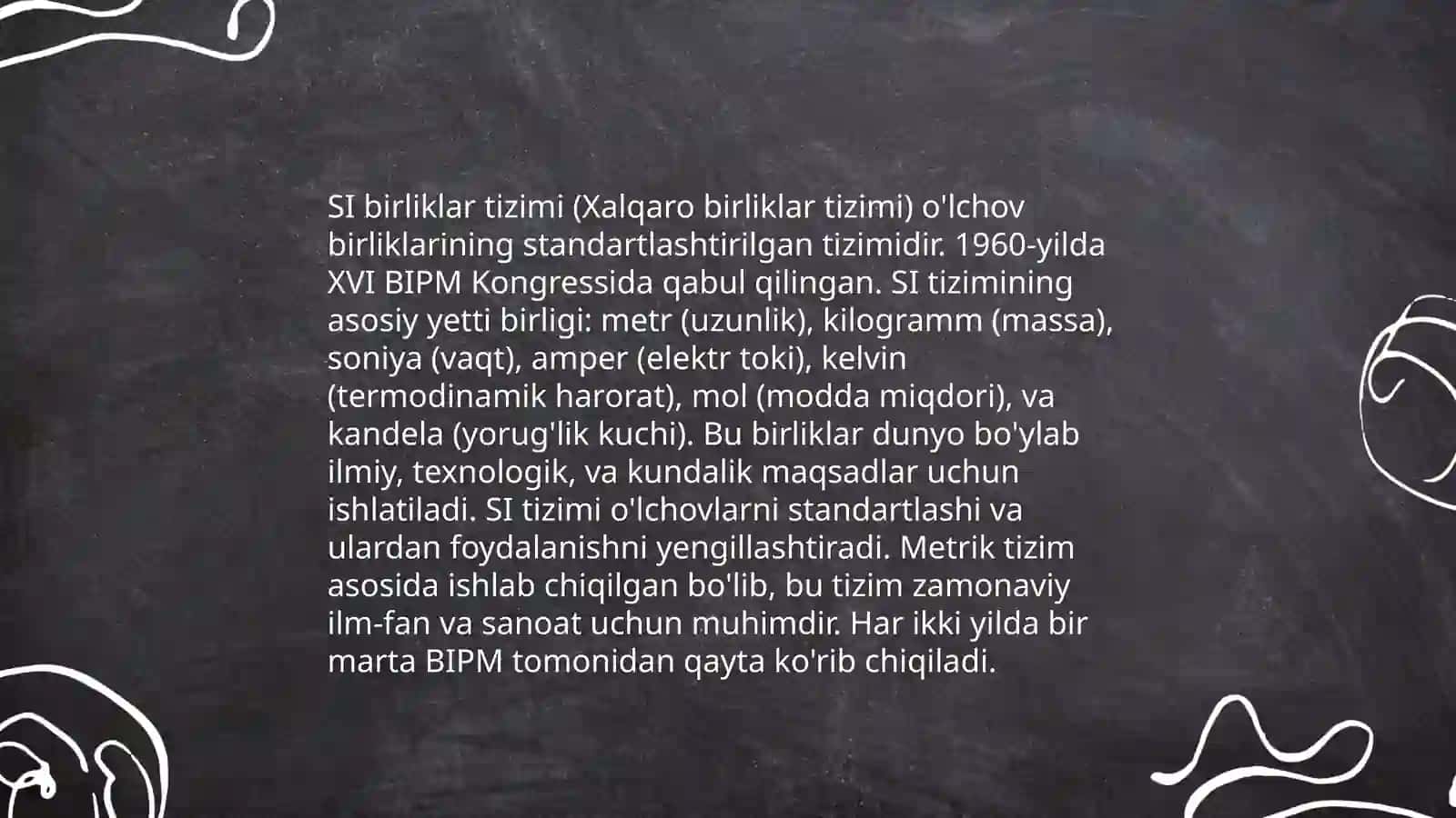 Xalqaro birliklar tizimi 4