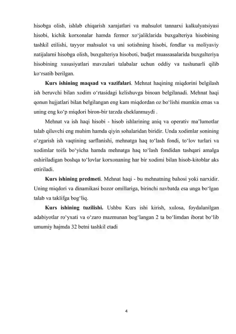 Mehnatga haq to'lash va uning hisobi 4