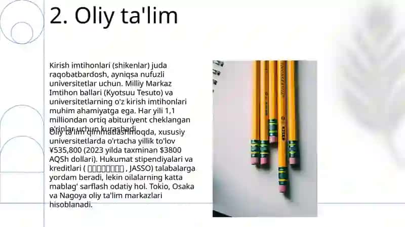 Yaponiyada taʼlim tizimi 4