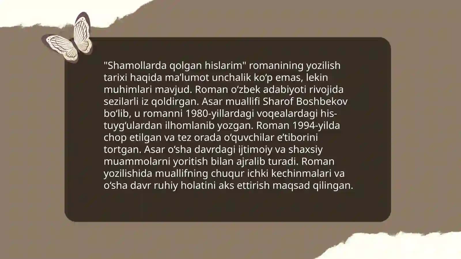 Shamollarda qolgan hislarim 4
