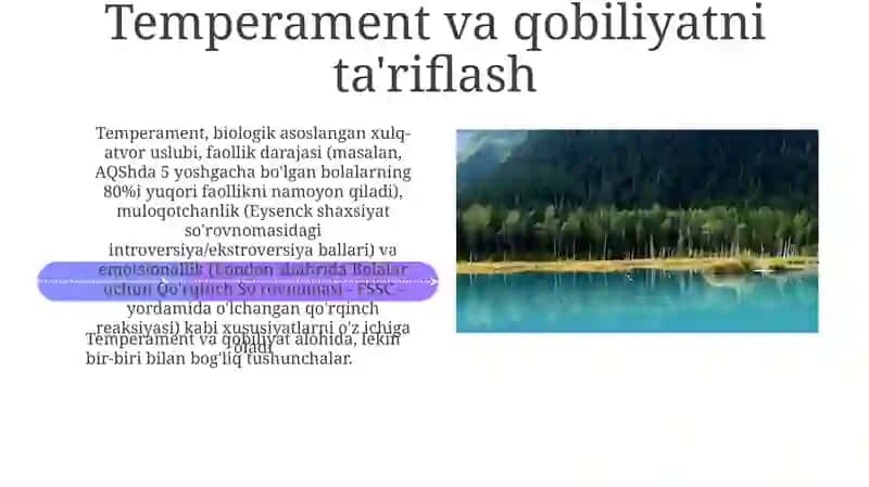 Temperament va qobiliyat 4