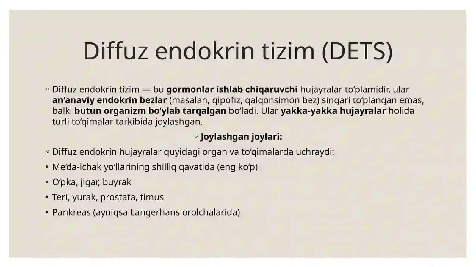 Diffuzendokrin Tizim 4