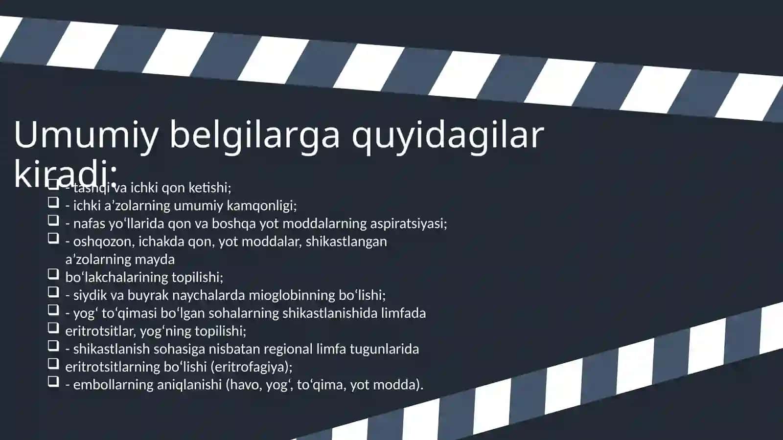 Sud-tibbiyekspertizasi: jarohatlarning hayotiyligini aniqlash 4