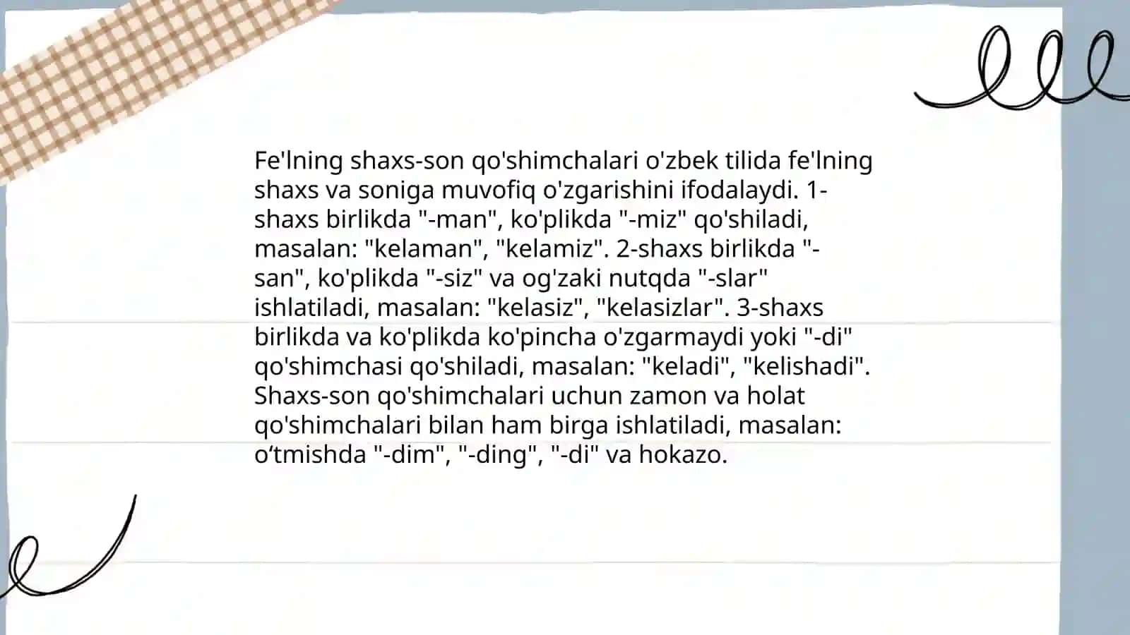Fe'l so'z turkumi 4