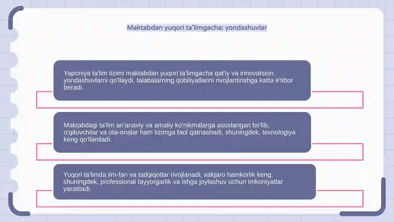 Yaponiya Davlatidagi ta'lim 4