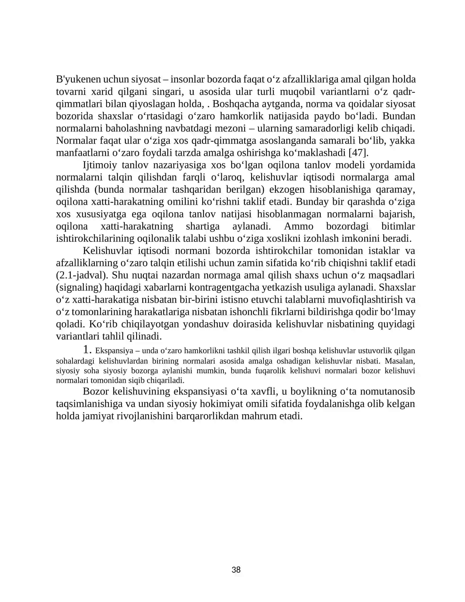 Institutlar va ularning jamiyat rivojlanishidagi roli 4