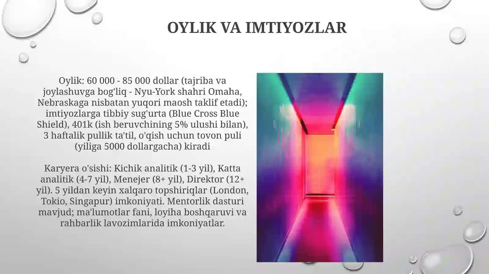 Karyera yo'li va rivojlanish 4