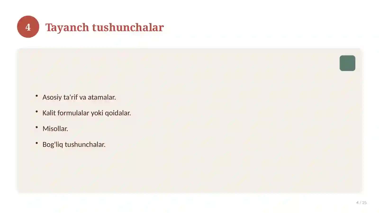 Tarbiya fanidan 3-sinf uchun ochiq dars ishlanmasi 4