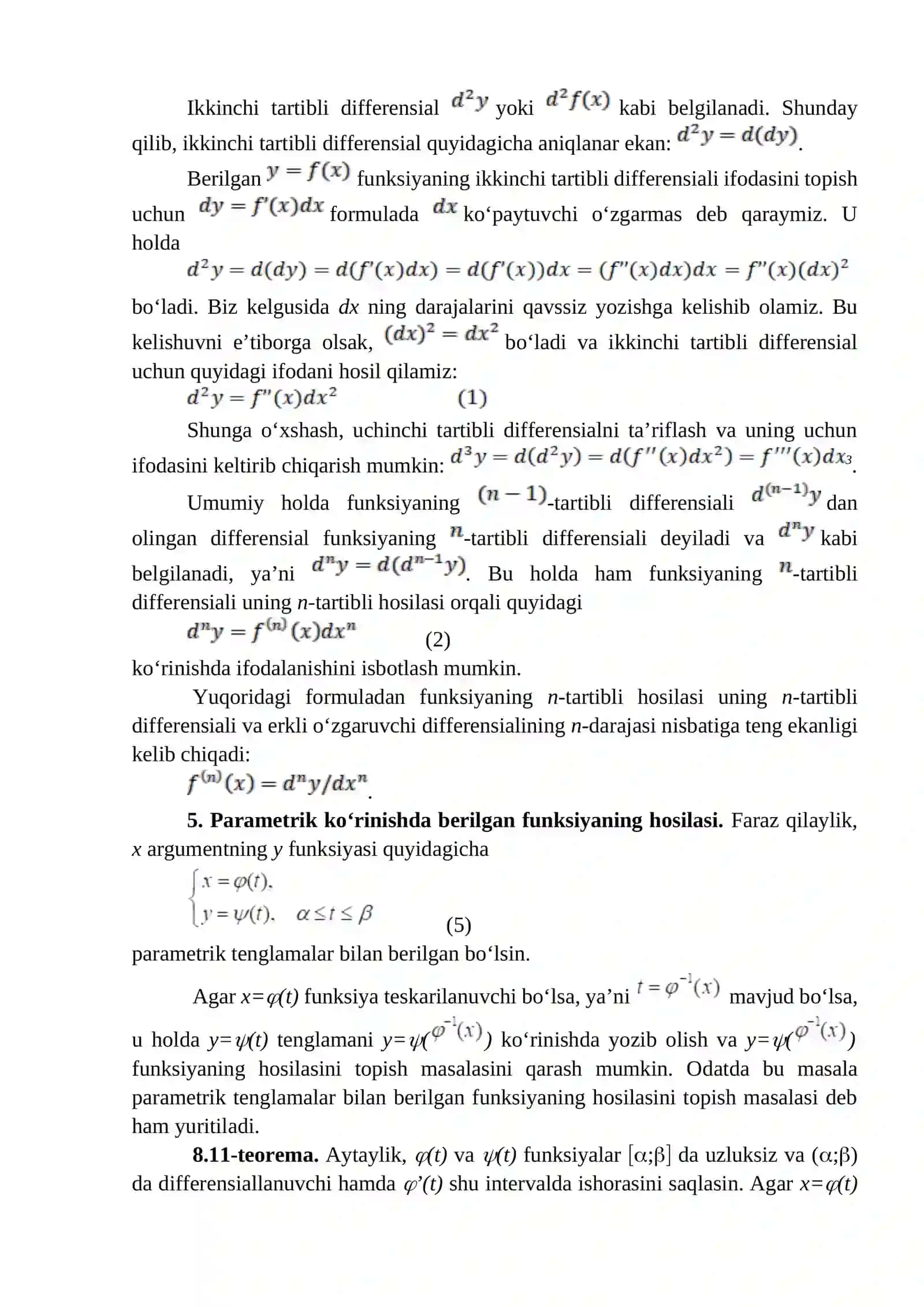 Matematika analizi 4