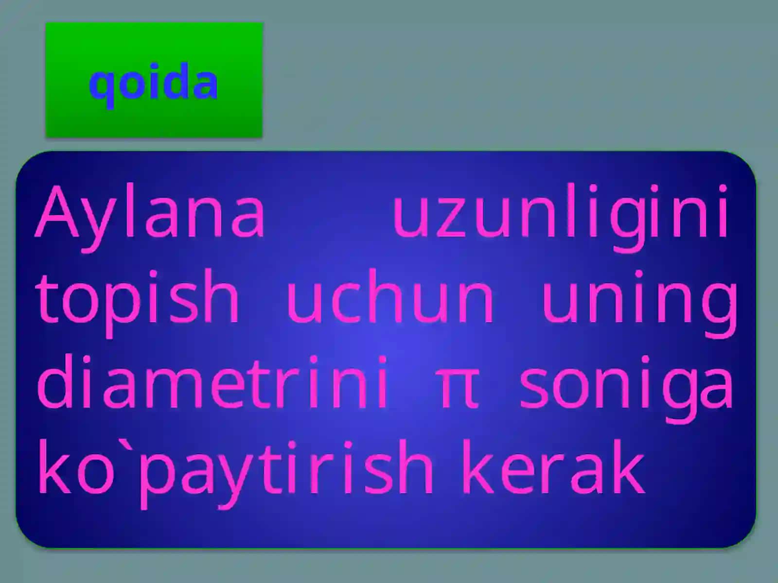 Aylananing uzunligi va doirayuzi 4