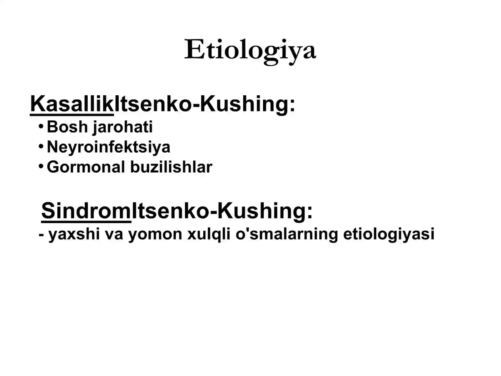 Itsenko Kushing sindromi 4