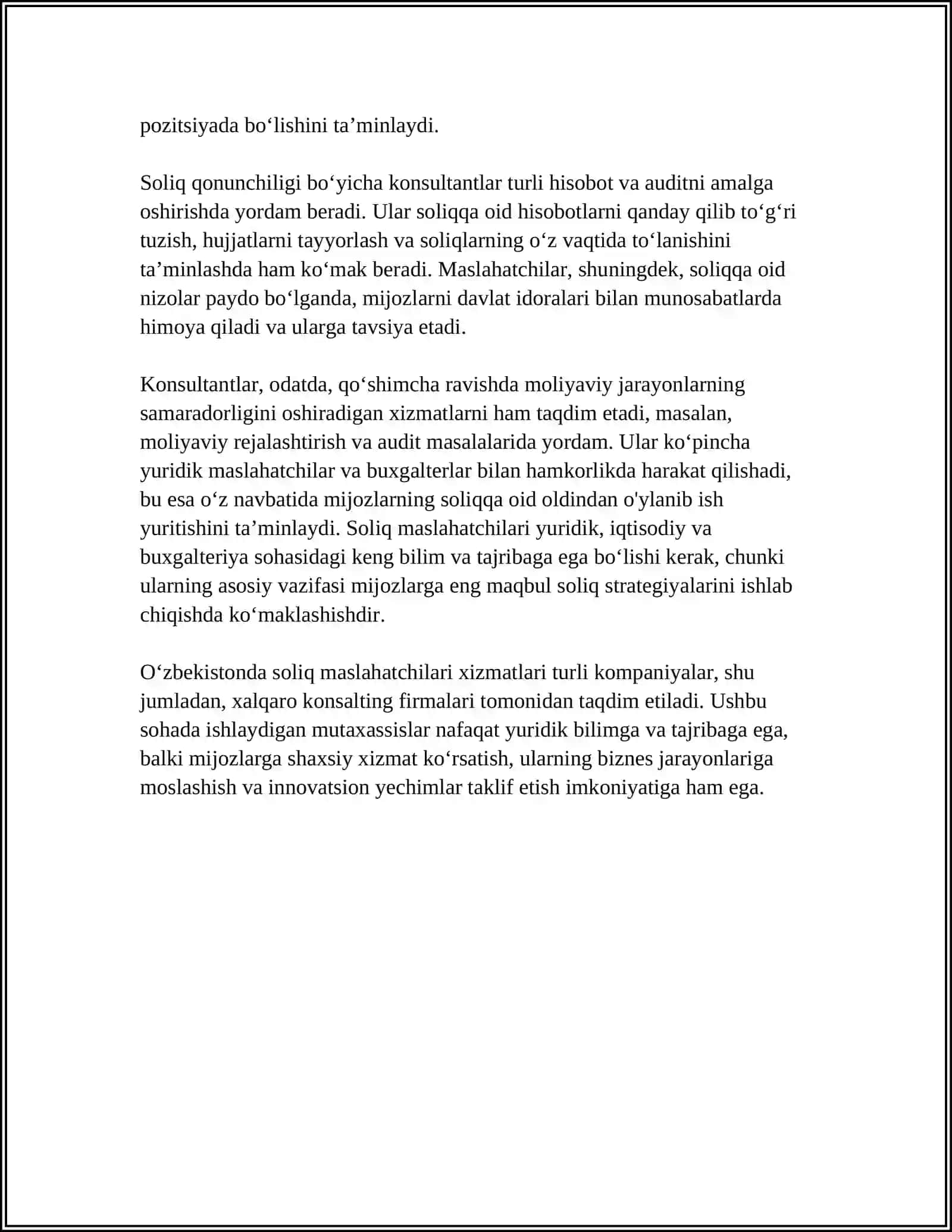SOLIQ MASLAHATCHILARI XIZMATLARI 4