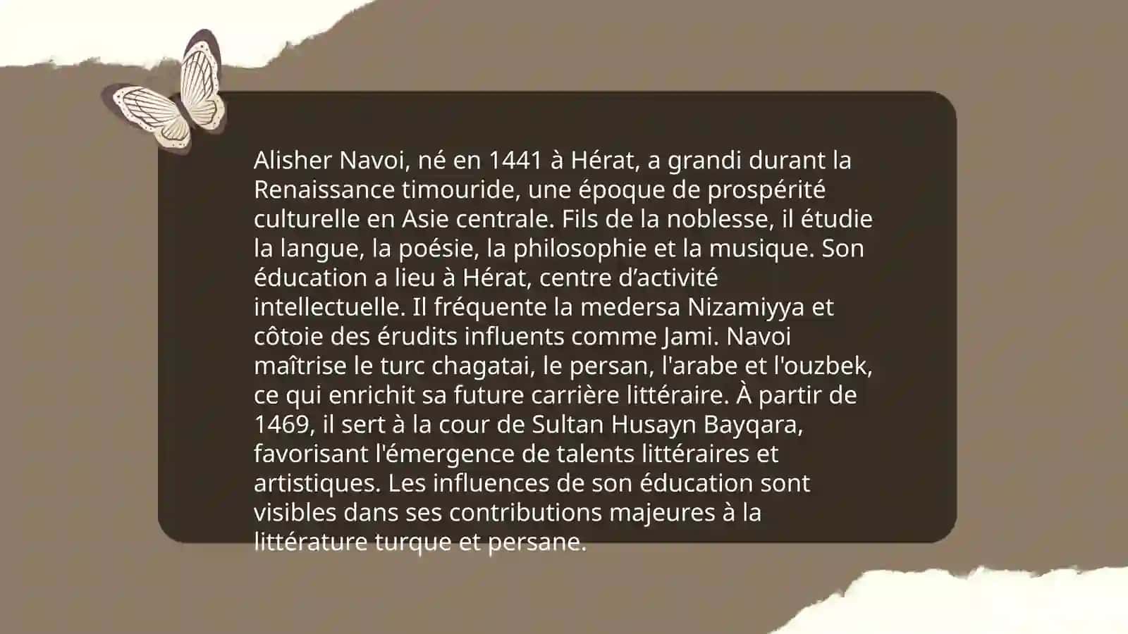 La vie et l'œuvre d'Alisher Navoi 4