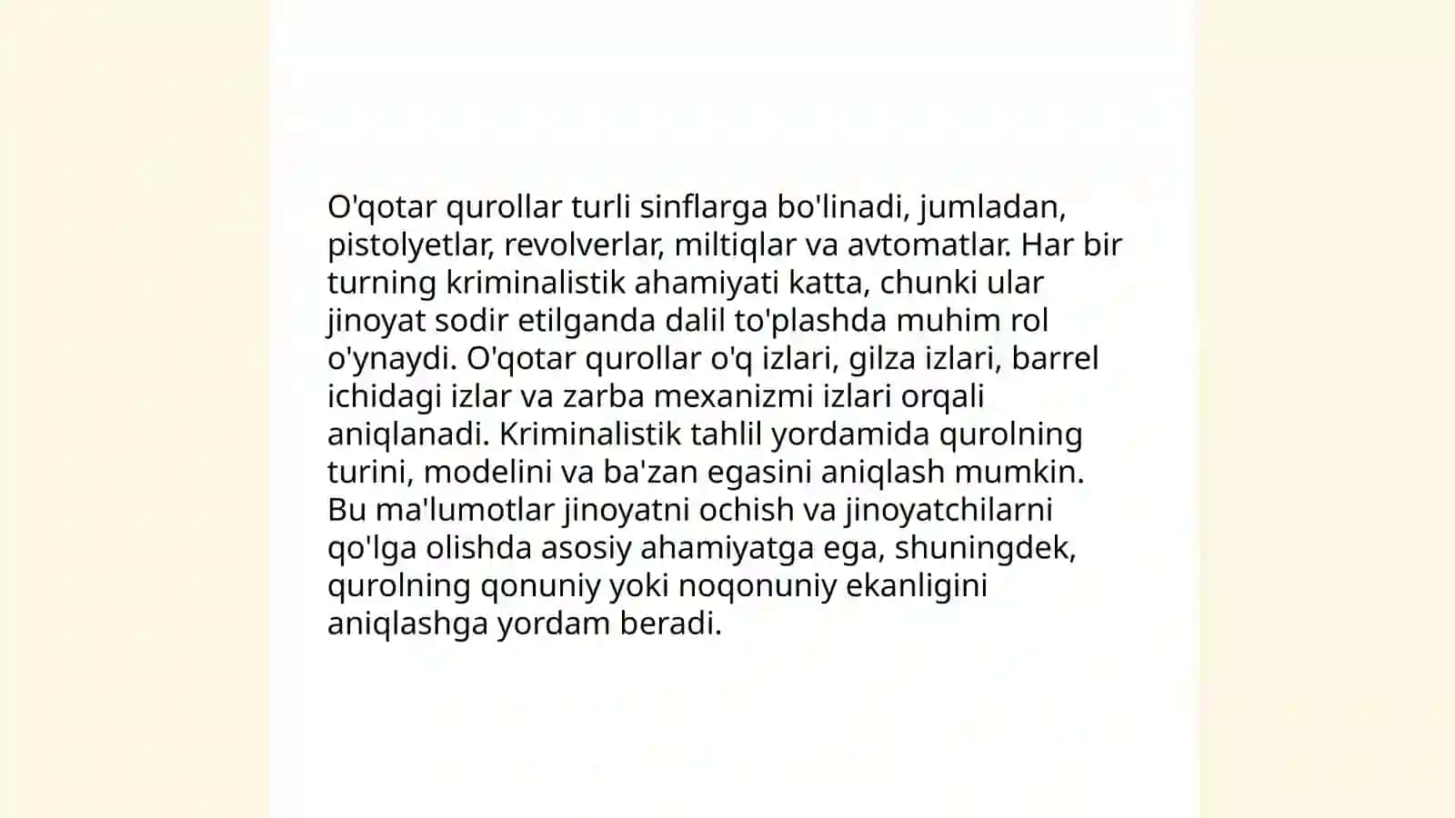 Kriminalistik balistika 4